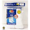 Image 1 : WHITE CREW SOCKS 12-16 SIZE 6-PACK FRUIT OF LOOM N