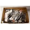 Image 1 : FLAT OF ASSORTED NEW PACKSOF FORKS,SPOONS ETC