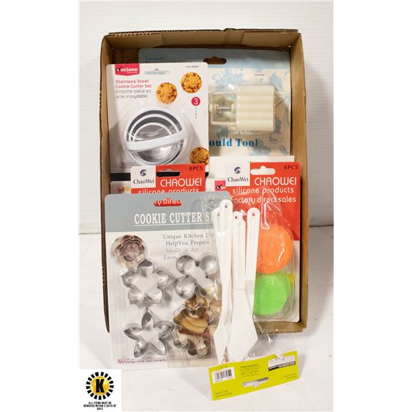 FLAT OF NEW BAKING ESSENTIALS