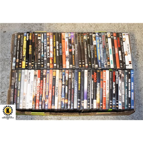 FLAT WITH 77 ACTION/DRAMA DVDS