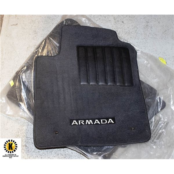 UNUSED NISSAN ARMADA FLOOR MATS