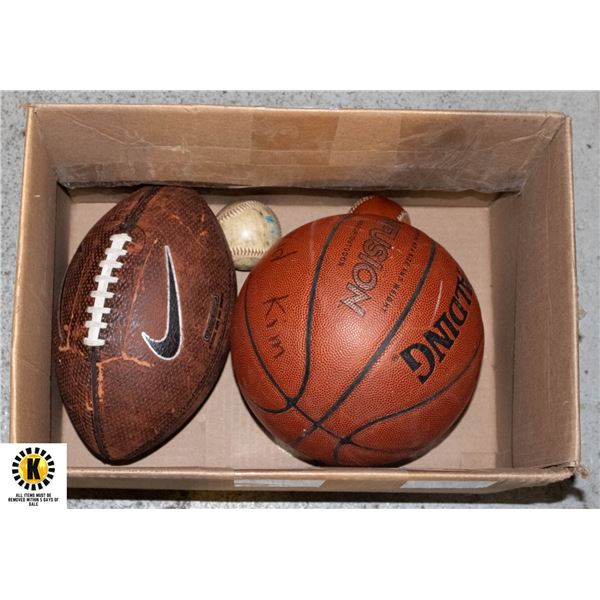 NIKE FOOTBALL, SPALDING BASKETBALL, & 2