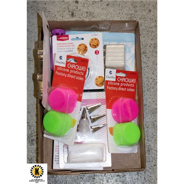 FLAT OF NEW BAKING ESSENTIALS