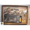 FLAT PLUS 2 CASES OF DRILL BITS, DRIVERS, AND