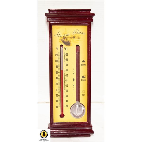 WOODEN BAROMETER NEW IN BOX