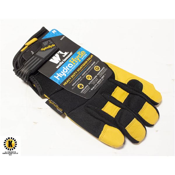 NEW HYDRAHYDE WATER RESISTANT LEATHER GLOVES