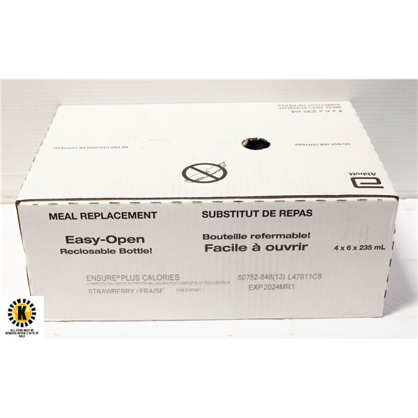 ENSURE MEAL REPLACEMENT 4 X 6 X 235 ML