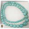 Image 1 : TURQUOISE GRADUATED NECKLACE 18"