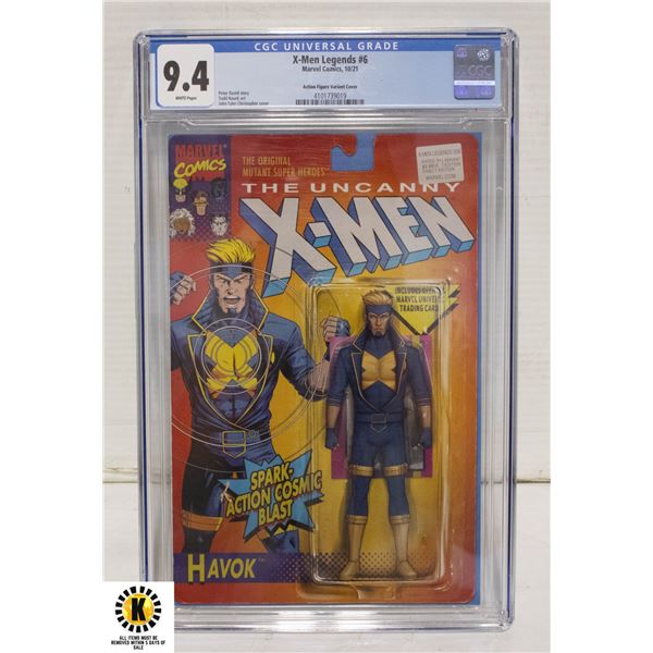 MARVEL X-MEN LEGENDS #6 CGC COMIC, VARIANT
