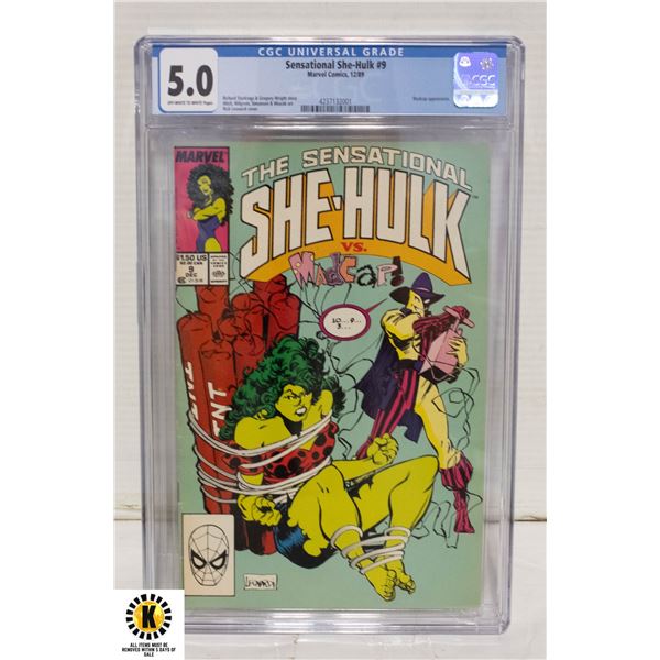 MARVEL SENSATIONAL SHE-HULK #9 CGC COMIC