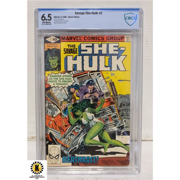 MARVEL SAVAGE SHE-HULK #2 CBCS COMIC