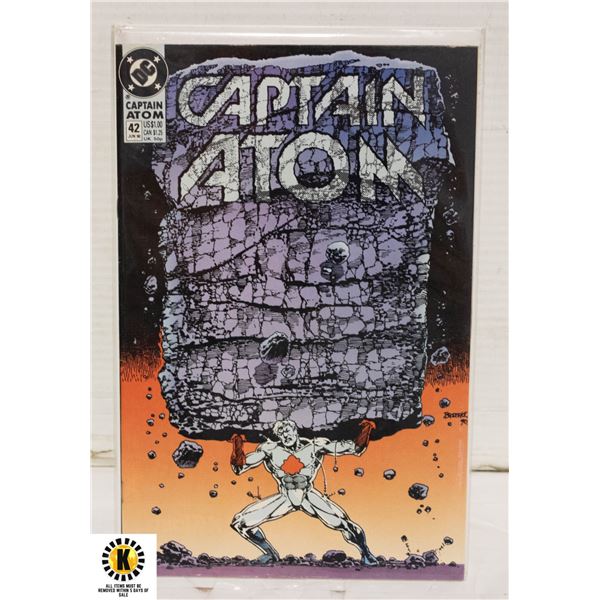 DC CAPTAIN ATOM #42 COMIC ,1ST DEATH IN DCU