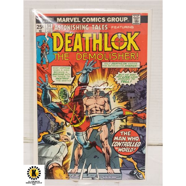 MARVEL ASTONISHING TALES F.DEATHLOK #34 COMIC