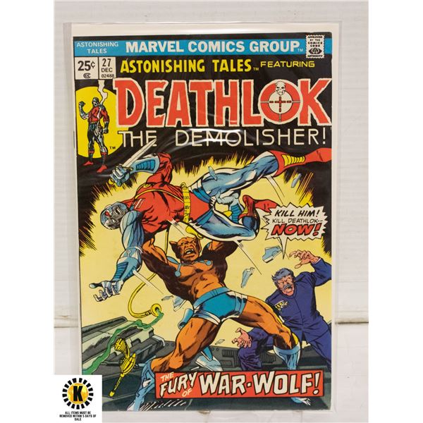 MARVEL ASTONISHING TALES F.DEATHLOK #27 COMIC