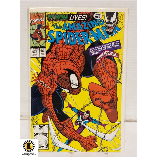 MARVEL AMAZING SPIDERMAN #345 COMIC