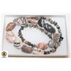 Image 1 : ZEBRA JASPER NECKLACE 24"