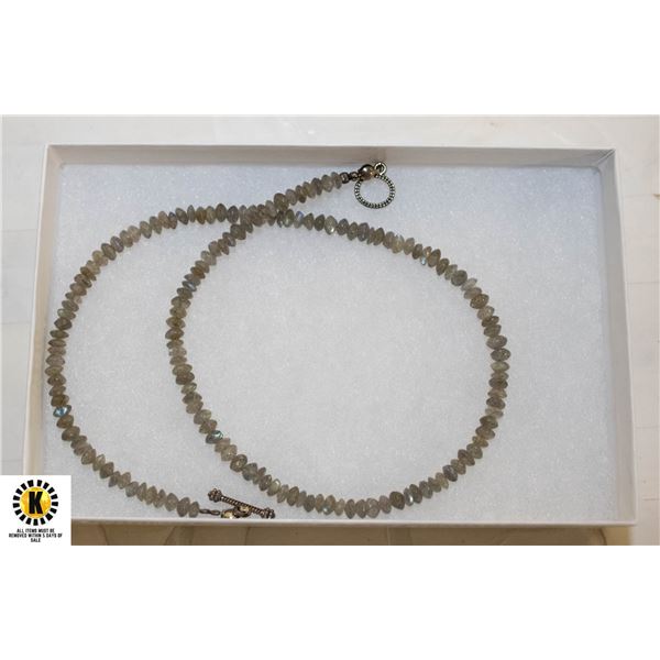 LABRADORITE NECKLACE 16 1/2"