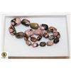 Image 1 : RHODONITE NECKLACE 18"