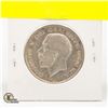 Image 2 : 1915 UK 1/2 CROWN SILVER.925