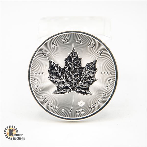 BZ1584-76 FINE .999 CANADA MAPLE LEAF 1 OZ COIN
