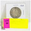 Image 1 : 1929 CANADIAN KING GEORGE SILVER HALF DOLLAR