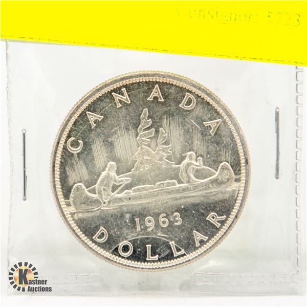 1963 CANADIAN SILVER DOLLAR