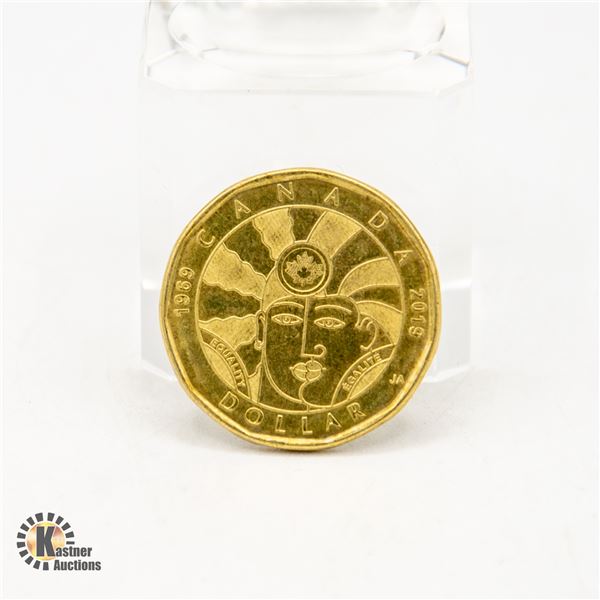 1969-2019 EQUALITY JA CANADIAN ONE DOLLAR COIN