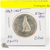 Image 1 : 1967 CDN 50 CENTS SILVER