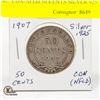 Image 1 : 1907 CDN-NFLD 50 CENTS SILVER