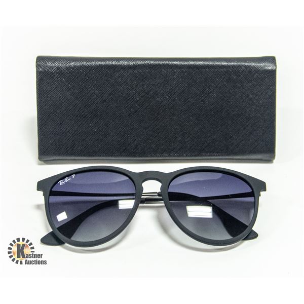 NEW RAYBAN SUNGLASSES IN CASE WITH CLEANER
