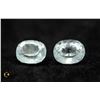 Image 1 : TWO NATURAL 8.82CT TW AQUAMARINES WITH APPRAISAL