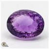 Image 1 : NATURAL 31.19CT AMETHYST WITH APPRAISAL