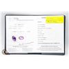 Image 2 : NATURAL 31.19CT AMETHYST WITH APPRAISAL