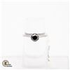 Image 1 : BZ1584-57 14K WHITE GOLD BLACK DIAMOND RING