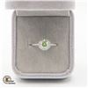 Image 1 : 1.0 CARAT CENTER MOISSANITE VVS, BLUE GREEN IN
