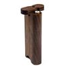 Image 4 : NEW WALNUT WOOD DUGOUT ONE HITTER WITH CERAMIC PIPE