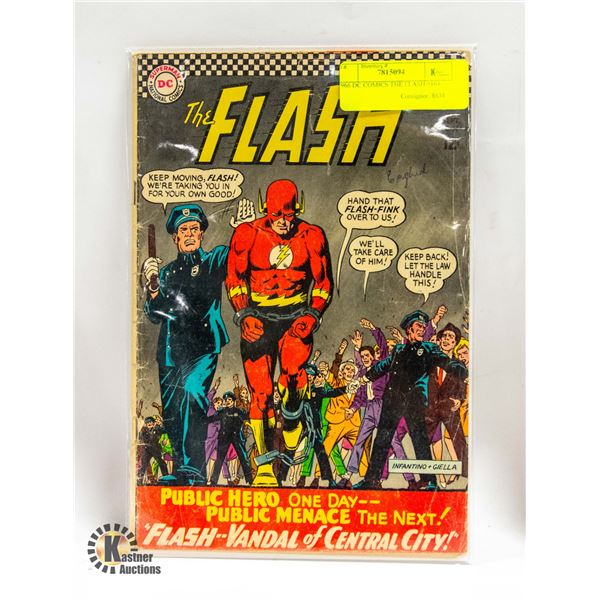 1966 DC COMICS THE FLASH #164
