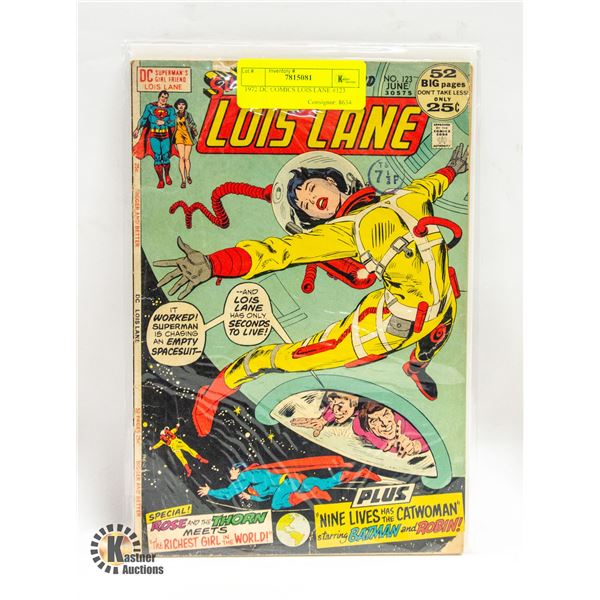 1972 DC COMICS LOIS LANE #123