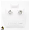 Image 1 : #250- UNHEATED AQUARMARINE STUD EARRINGS