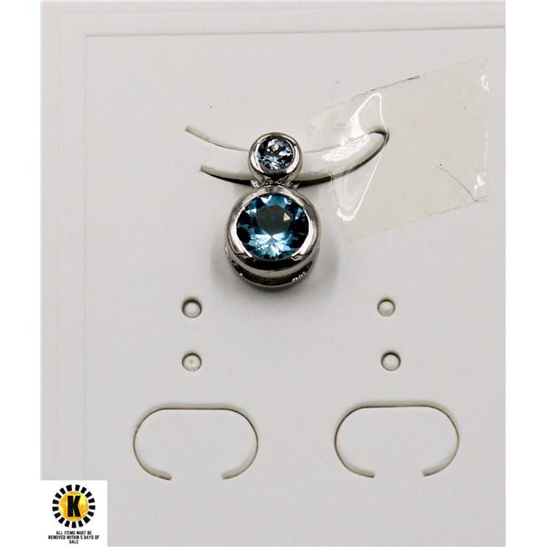 #148- SKY BLUE TOPAZ  PENDANT