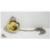 Image 1 : BRAND NEW 2 TONE POCKET WATCH WITH FISHING SCENE