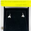 Image 1 : NEW .925 LEAF EARRINGS IN GIFT BOX