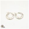 Image 1 : BZ1584-78 SILVER HOOP EARRINGS