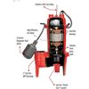 Image 2 : NEW UNBOXED RED LION IRON SEWAGE PUMP WITH