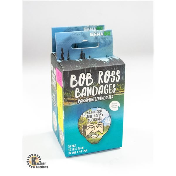 2 X 18PKS NEW SEALED BOB ROSS BANDAGES