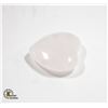 Image 1 : POLISHED GENUINE ROSE QUARTZ HEART THUMB/