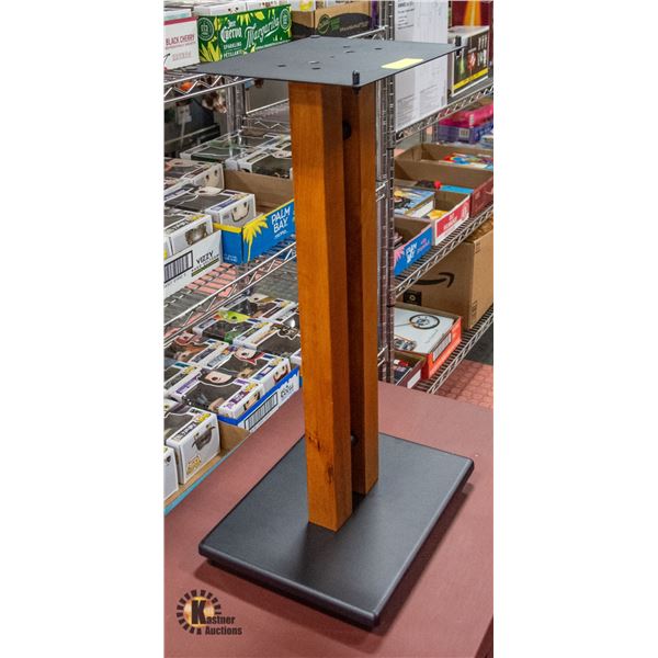 NEWLY ASSEMBLED MONOLITH 28" CHERRY WOOD SPEAKER