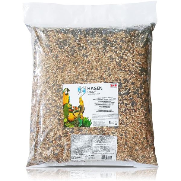 NEW HAGEN GROUP 25LBS BAG OF COCKTIEL STAPLE VME