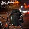 Image 5 : NEW ROCKBROS BIKE RAG PANNIER BAG, CARBON BLACK