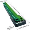 Image 1 : NEW ASGENS 10' PUTTING MAT WITH AUTO BALL RETURN